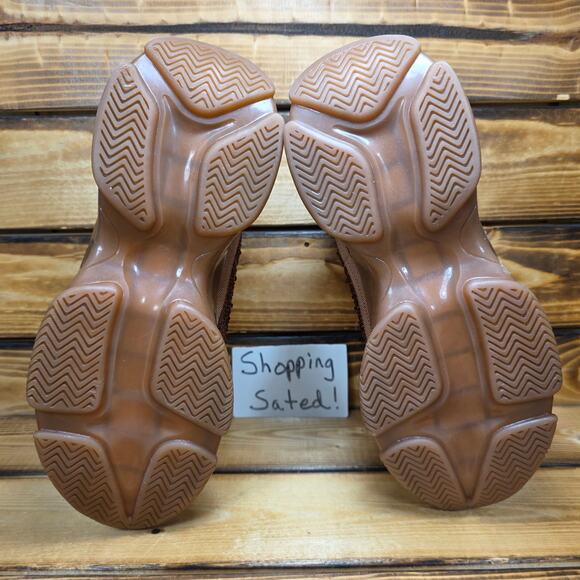 Steve Madden Maxima Sneakers Women’s Size 10 – Brown Rhinestone Chunky Knit - Picture 3 of 11